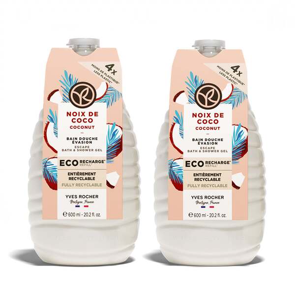 Yves Rocher - Duo Eco-Recharge Bain Douche Coco